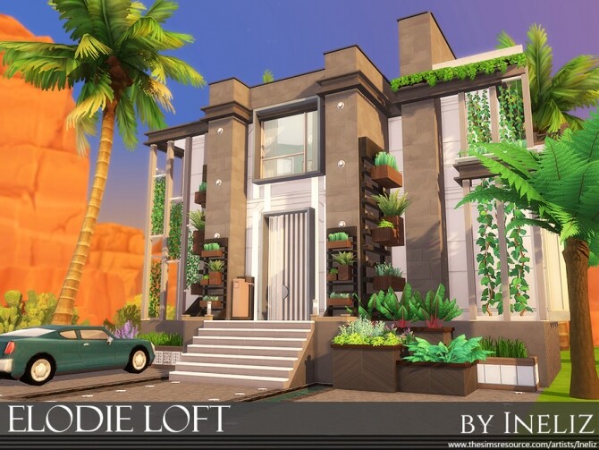 Sims 4 Elodie Loft by Ineliz at TSR