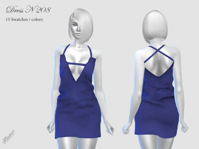 Sims 4 DRESS N 208 by pizazz at TSR