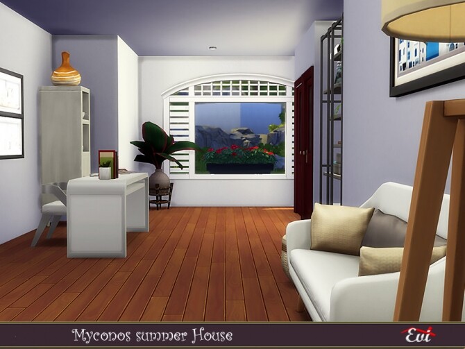 Sims 4 Myconos summer house by evi at TSR