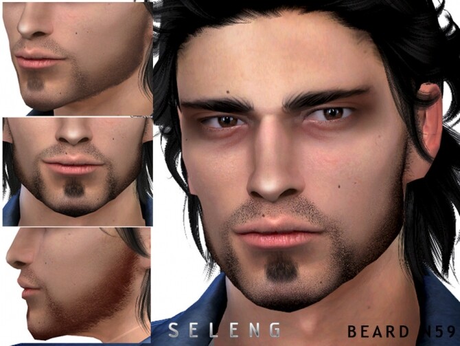Sims 4 Beard N59 by Seleng at TSR