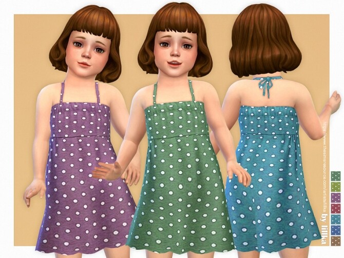 Sims 4 Cleo Dress by lillka at TSR