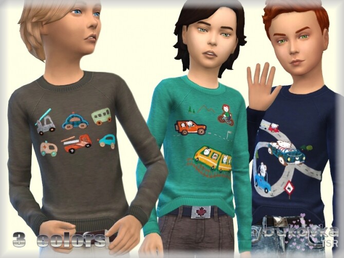Sims 4 T Shirt for boys by bukovka at TSR