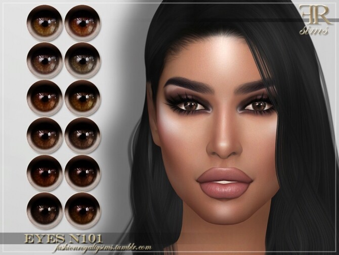 Sims 4 FRS Eyes N101 by FashionRoyaltySims at TSR