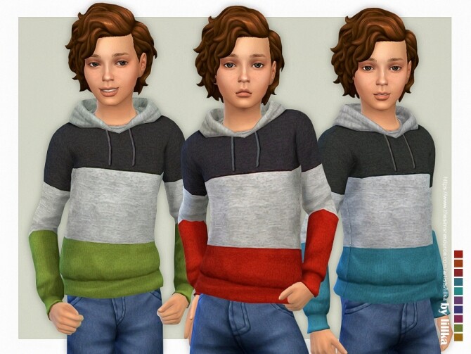 Sims 4 Hoodie for Boys P20 by lillka at TSR