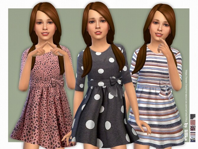 Sims 4 Patty Dress by lillka at TSR