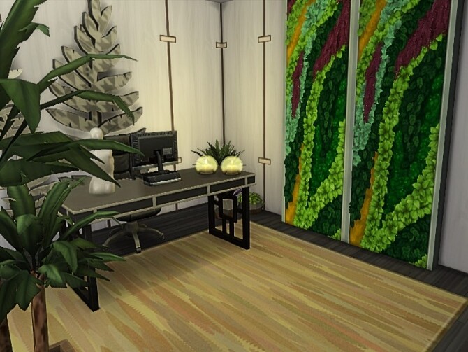 Sims 4 Dark wood house by GenkaiHaretsu at TSR