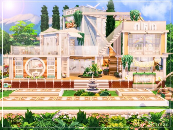 Sims 4 Community Garden by Mini Simmer at TSR