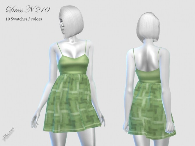 Sims 4 DRESS N 210 by pizazz at TSR