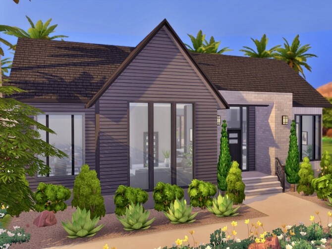 Sims 4 Base Game Modern Home by Summerr Plays at TSR