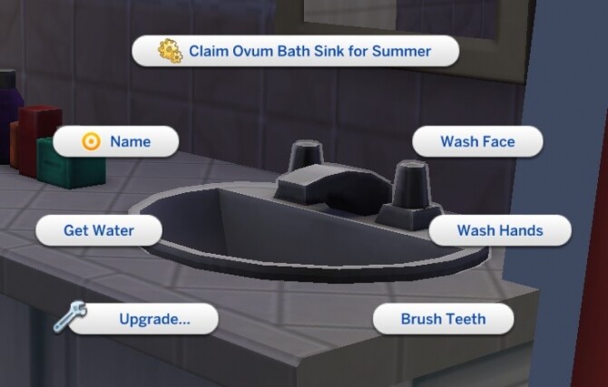 Sims 4 Wash Face at Sinks by lemonshushu at Mod The Sims