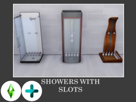 Showers with Slots by Teknikah at Mod The Sims