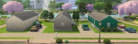 Mobile Home Park No CC by alilona at Mod The Sims