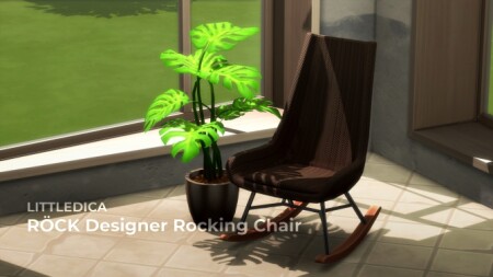 RÖCK Designer Rocking Chair by littledica at Mod The Sims