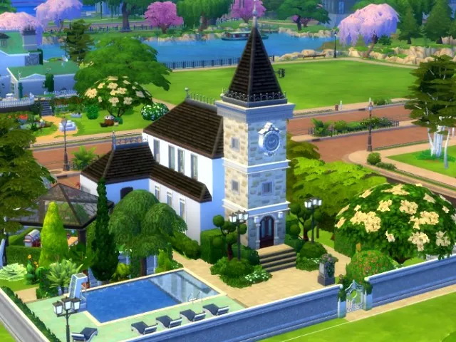 Sims 4 Church of the Eternal Lamp by Oldbox at All 4 Sims