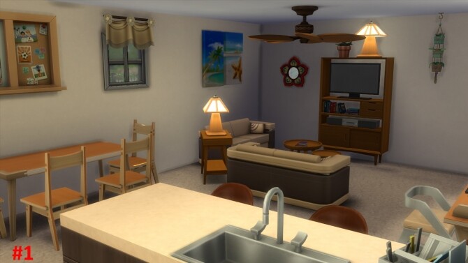 Sims 4 Mobile Home Park No CC by alilona at Mod The Sims