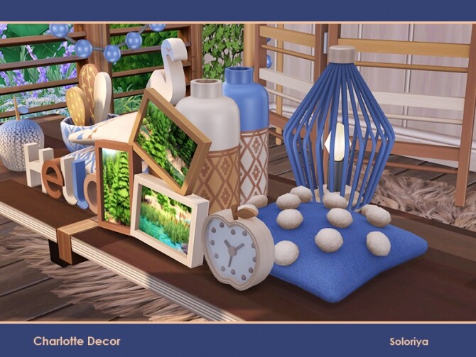 Sims 4 Charlotte Decor by soloriya at TSR