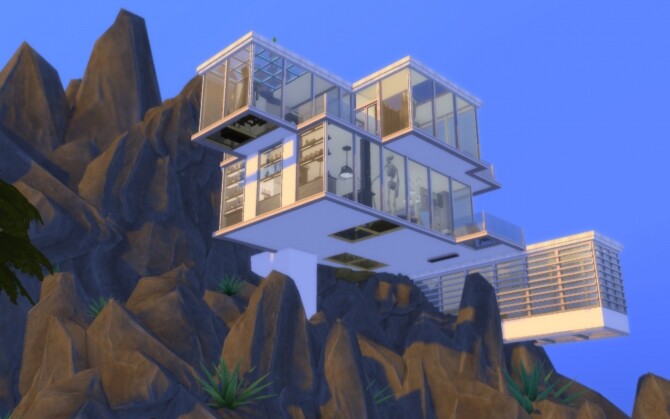 Sims 4 Dizzying Heights Home by alexiasi at Mod The Sims