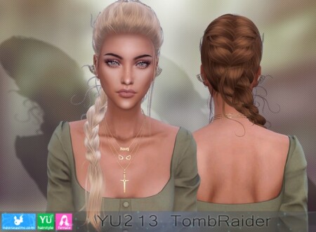 YU213 TombRaider hair (P) at Newsea Sims 4