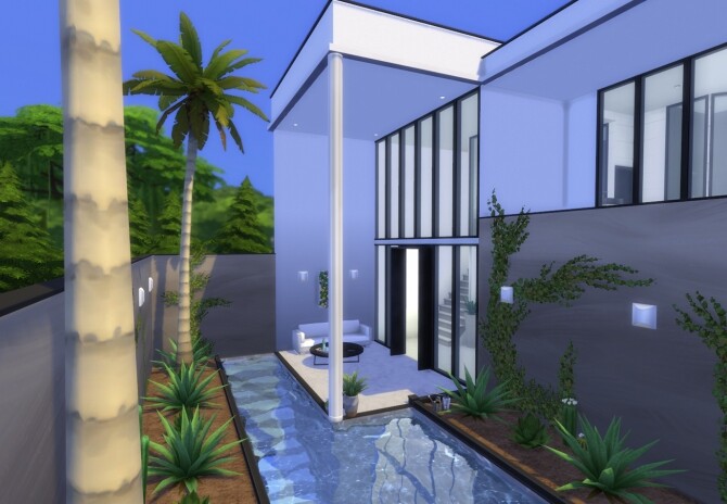 Sims 4 Not THAT big Modern Residence N.06 by Fivextreme at Mod The Sims