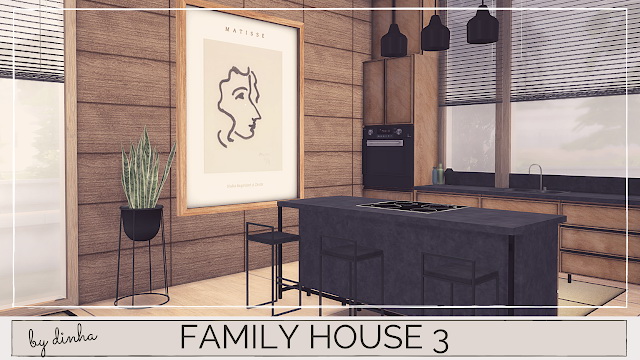 Sims 4 FAMILY HOUSE 3 at Dinha Gamer