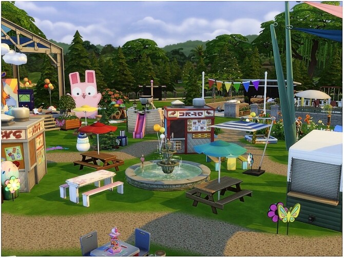 Sims 4 Bunny Park by lotsbymanal at TSR