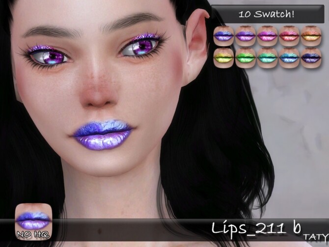 Sims 4 Lips 211 b by tatygagg at TSR