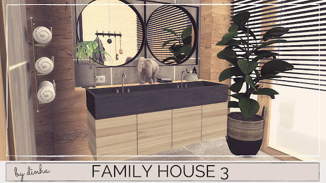 Sims 4 FAMILY HOUSE 3 at Dinha Gamer