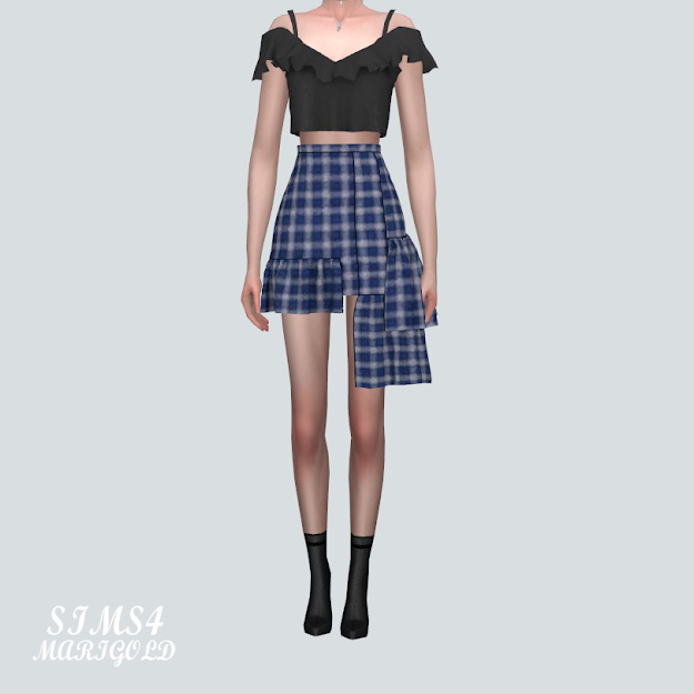 Sims 4 Mini Skirt V2 at Marigold