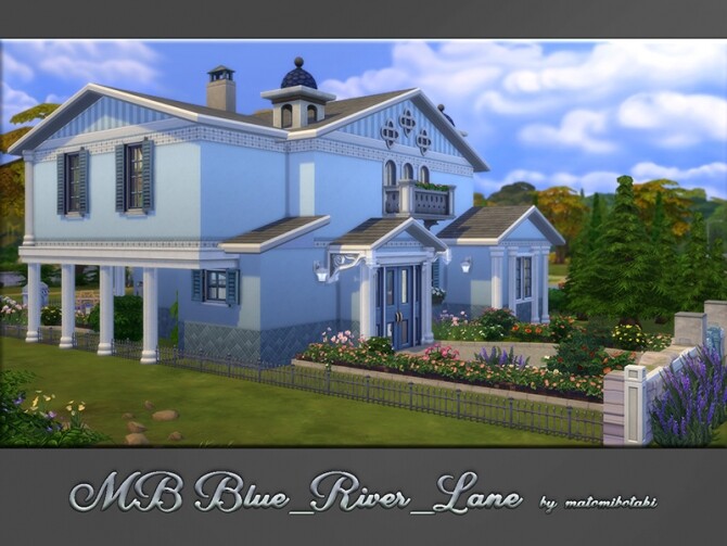 Sims 4 MB Blue River Lane home by matomibotaki at TSR