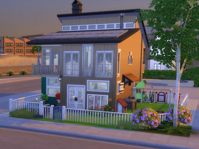 Sims 4 Svartlamoen Risnes home at KyriaT’s Sims 4 World