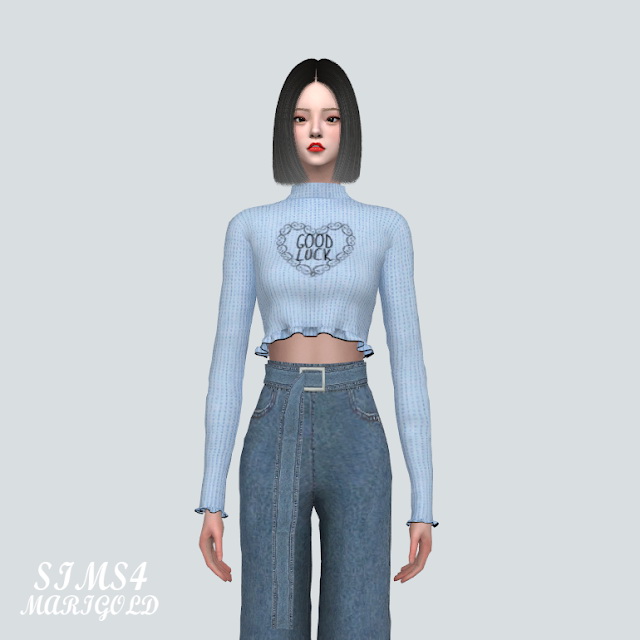 Sims 4 Heart Lovely Top at Marigold