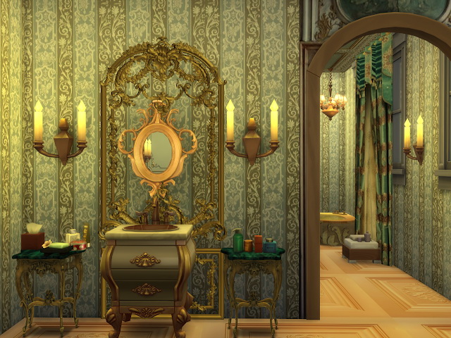 Sims 4 Set Of Panels & Wallpapers at Anna Quinn Stories
