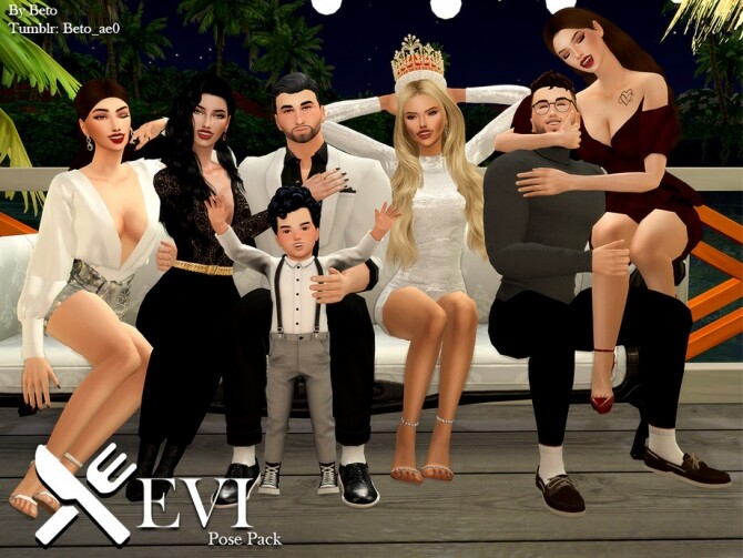 Sims 4 Evi Pose Pack by Beto ae0 at TSR