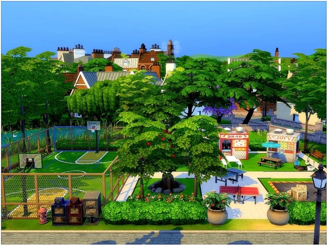 Sims 4 Student Park by lotsbymanal at TSR