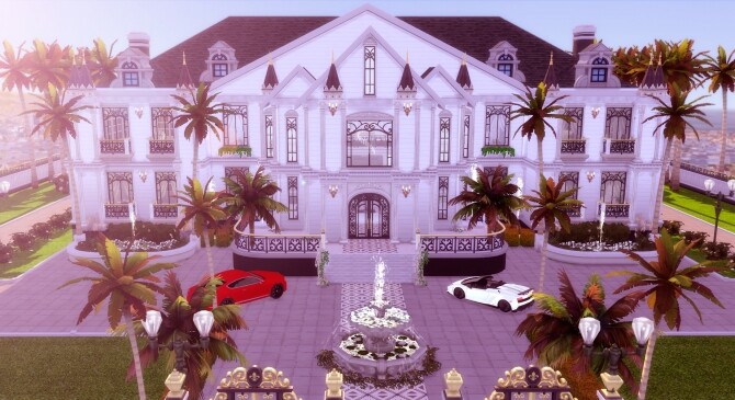 Sims 4 L.A Mansion at Lily Sims