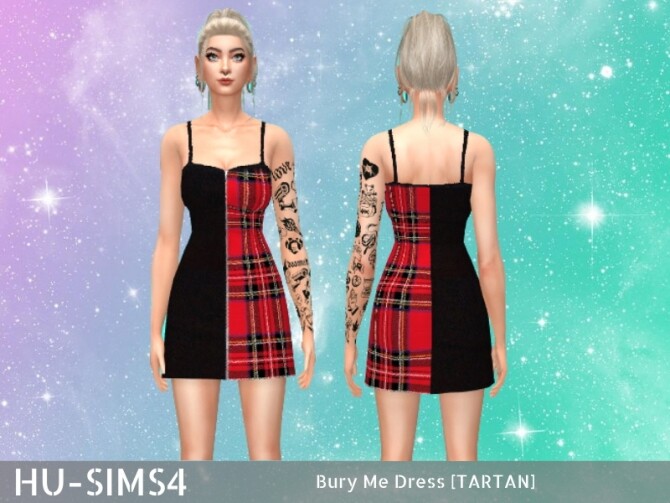 Sims 4 Gothic Tartan Collection by hu sims4 at TSR