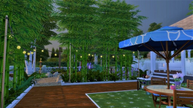 Sims 4 Modern Villa with Nice Garden by gameid245 at Mod The Sims