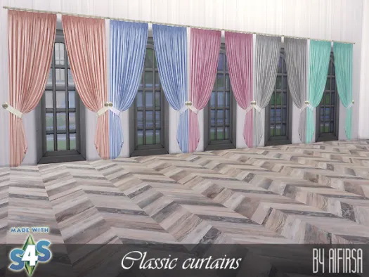 Sims 4 Classic curtains at Aifirsa