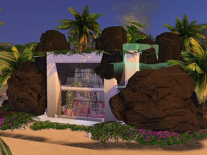 Sims 4 Beach marriage venue by GenkaiHaretsu at TSR