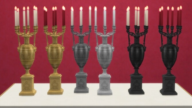 Sims 4 Imperial Candelabrum by TheJim07 at Mod The Sims