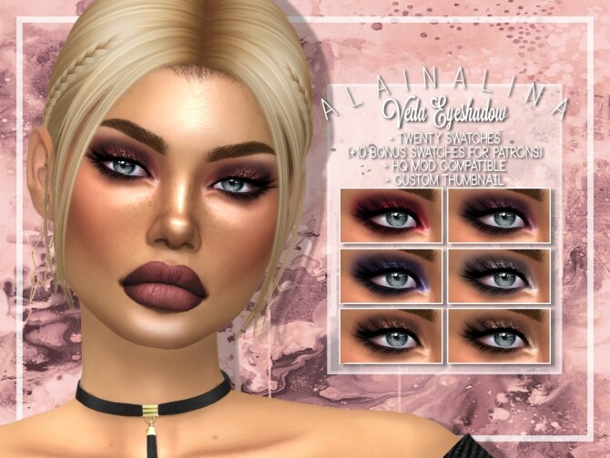 Sims 4 Veda Eyeshadow at AlainaLina