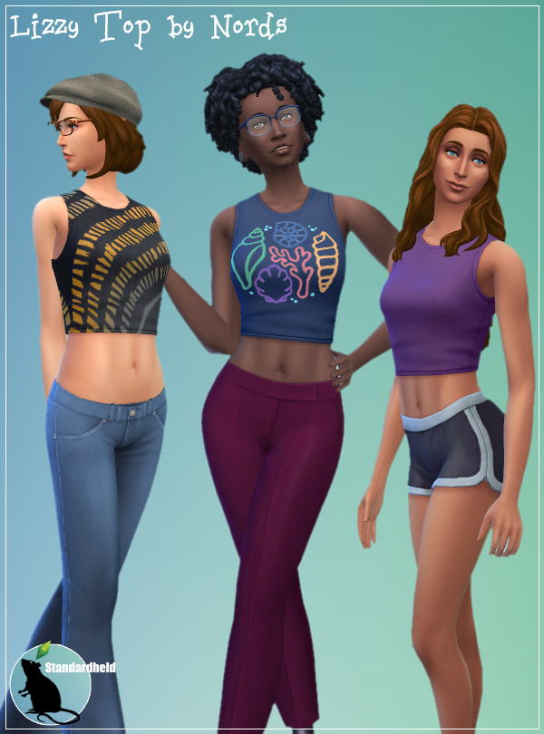 Sims 4 Lizzy Top Recolors at Standardheld