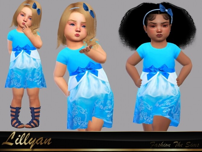 Sims 4 Cindy Dress by LYLLYAN at TSR