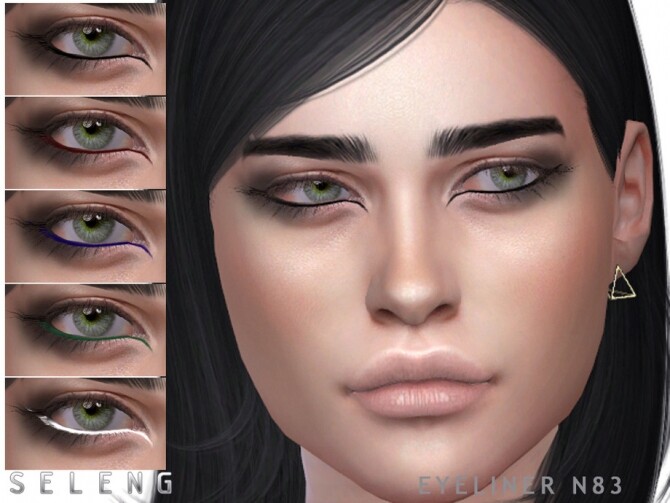 Sims 4 Eyeliner N83 by Seleng at TSR