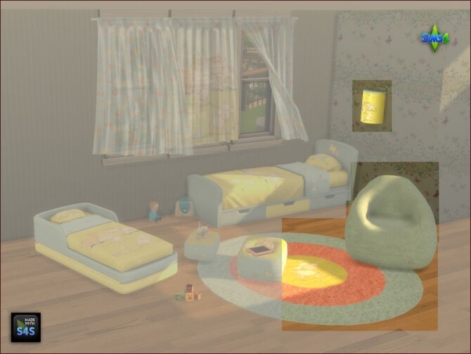 Sims 4 Armchairs, lamps and rugs for kids at Arte Della Vita