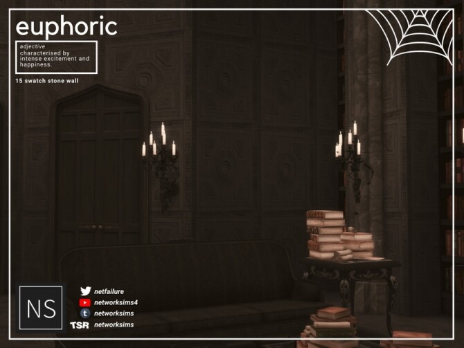 Sims 4 Euphoric Stone Walls by Networksims at TSR