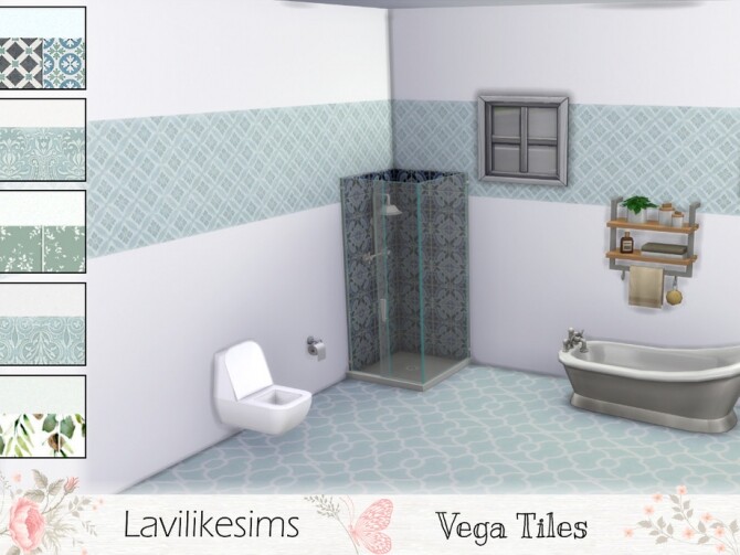 Sims 4 Vega Tiles by lavilikesims at TSR