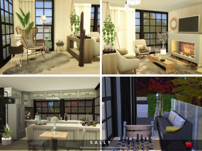 Sims 4 Sally home by melapples at TSR