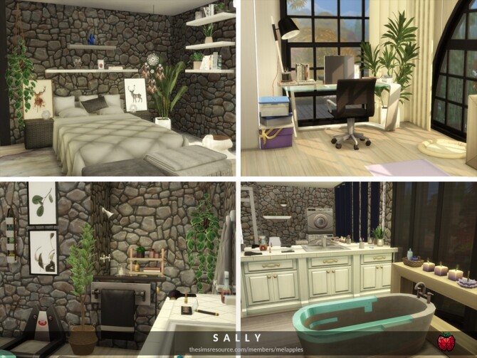 Sims 4 Sally home by melapples at TSR