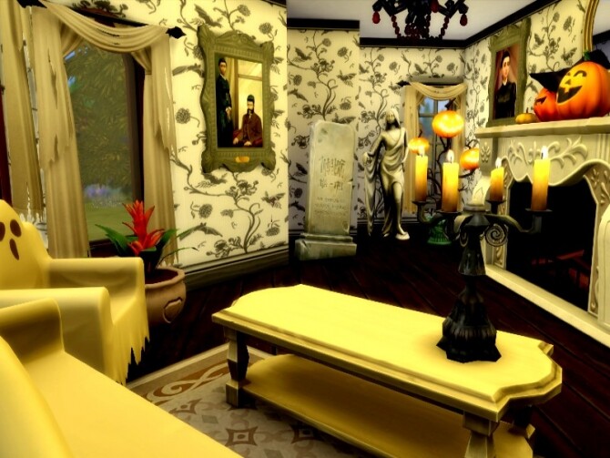 Sims 4 Spooky home by GenkaiHaretsu at TSR
